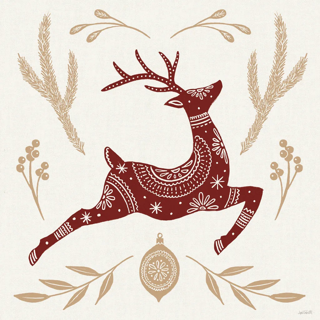 Holiday Form III Color by Anne Tavoletti. SKU 95870a. Archival Giclee Fine art print for wall decor.