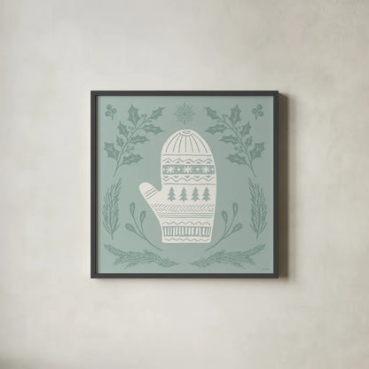 Holiday Form IV by Anne Tavoletti. Shown in a sleek black glass frame for a contemporary gallery look. Available as an archival giclee rolled canvas, fine art paper, or poster print. SKU 95871a.