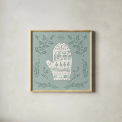 Holiday Form IV by Anne Tavoletti. Shown in a natural wood glass frame for a timeless modern aesthetic. Available as an archival giclee rolled canvas, fine art paper, or poster print. SKU 95871a.