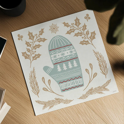 Holiday Form IV Color by Anne Tavoletti. Shown as a detailed flat fine art print, highlighting archival giclee quality. Available as an archival giclee rolled canvas, fine art paper, or poster print. SKU 95872a.