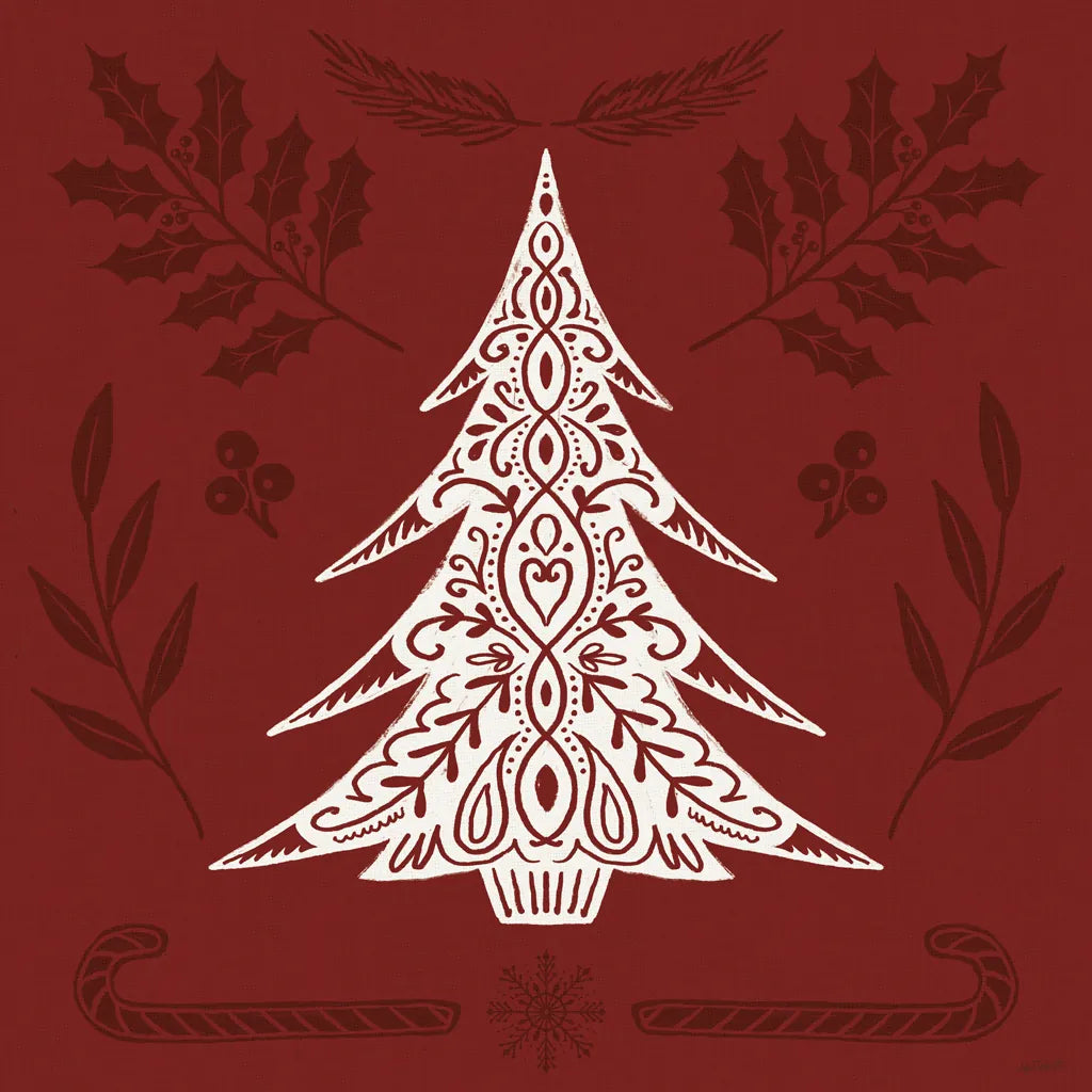 Holiday Form IX by Anne Tavoletti. SKU 95881a. Archival Giclee Fine art print for wall decor.