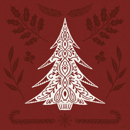 Holiday Form IX by Anne Tavoletti. SKU 95881a. Archival Giclee Fine art print for wall decor.