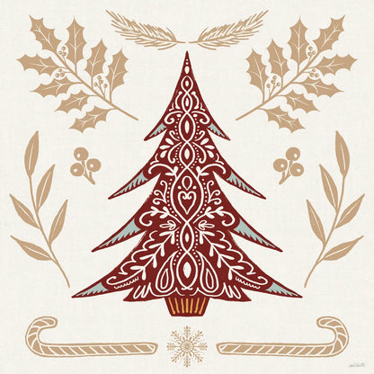 Holiday Form IX Color by Anne Tavoletti. SKU 95882a. Archival Giclee Fine art print for wall decor.