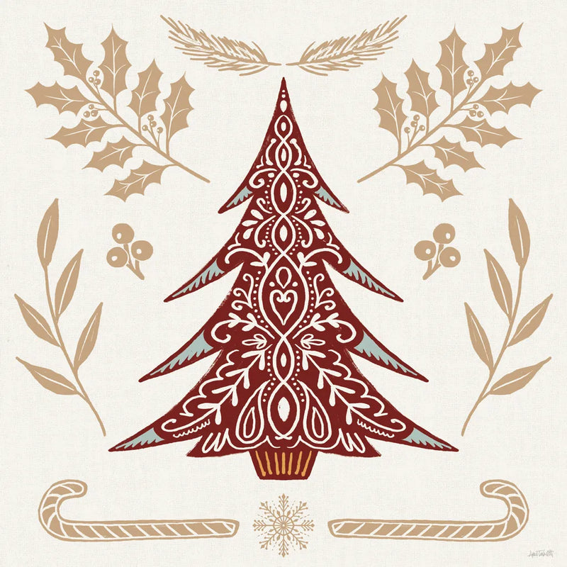 Holiday Form IX Color by Anne Tavoletti. SKU 95882a. Archival Giclee Fine art print for wall decor.