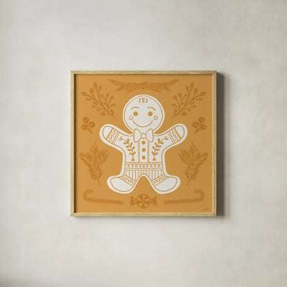 Holiday Form V by Anne Tavoletti. Shown in a natural wood glass frame for a timeless modern aesthetic. Available as an archival giclee rolled canvas, fine art paper, or poster print. SKU 95873a.