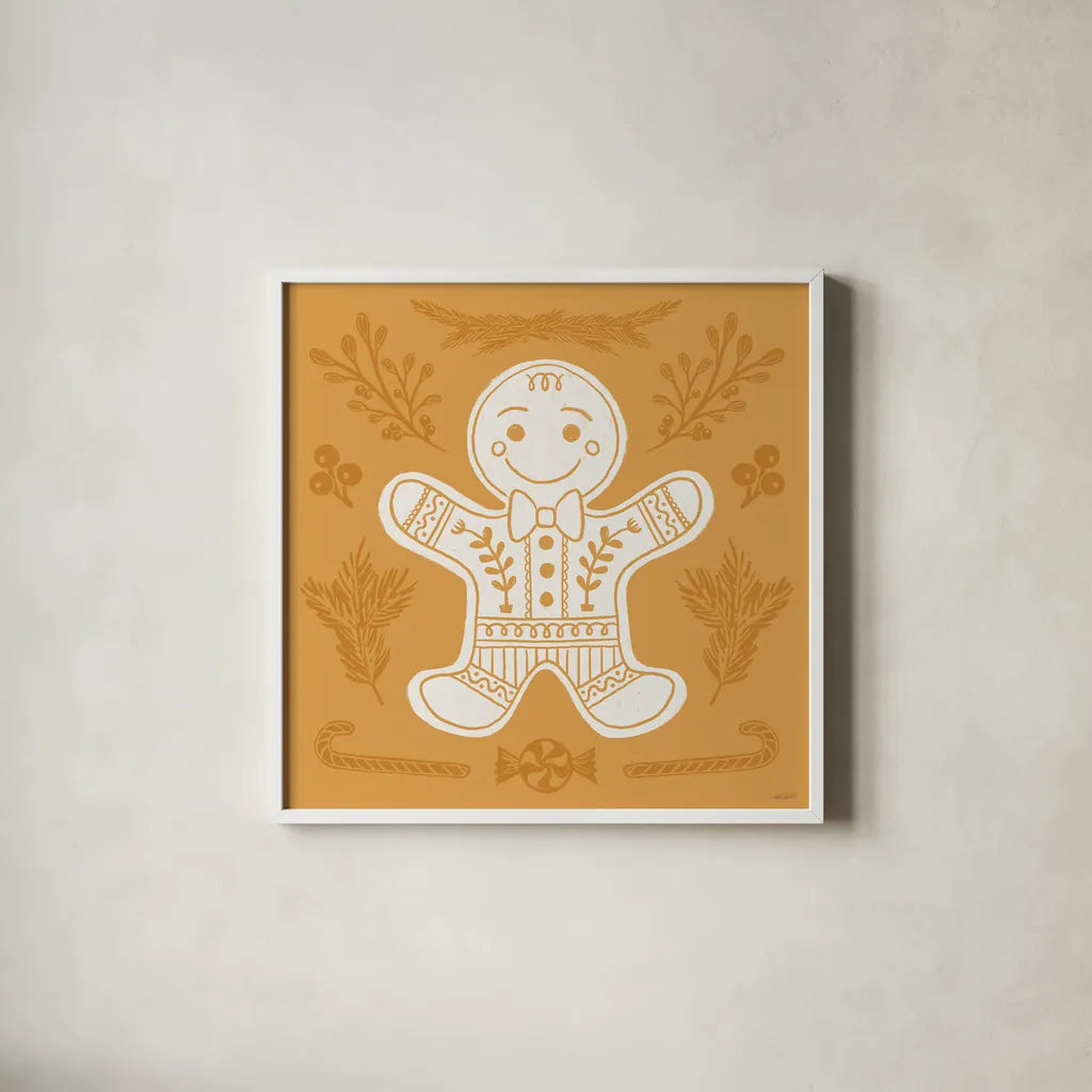 Holiday Form V by Anne Tavoletti. Shown in a crisp white glass frame for a clean and minimalist style. Available as an archival giclee rolled canvas, fine art paper, or poster print. SKU 95873a.