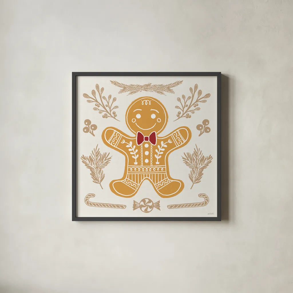 Holiday Form V Color by Anne Tavoletti. Shown in a sleek black glass frame for a contemporary gallery look. Available as an archival giclee rolled canvas, fine art paper, or poster print. SKU 95874a.