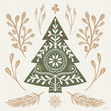 Holiday Form VI Color by Anne Tavoletti. SKU 95876a. Archival Giclee Fine art print for wall decor.