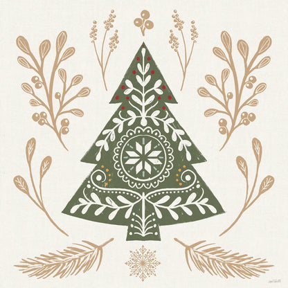 Holiday Form VI Color by Anne Tavoletti. SKU 95876a. Archival Giclee Fine art print for wall decor.