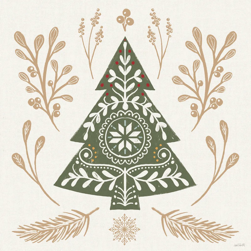 Holiday Form VI Color by Anne Tavoletti. SKU 95876a. Archival Giclee Fine art print for wall decor.