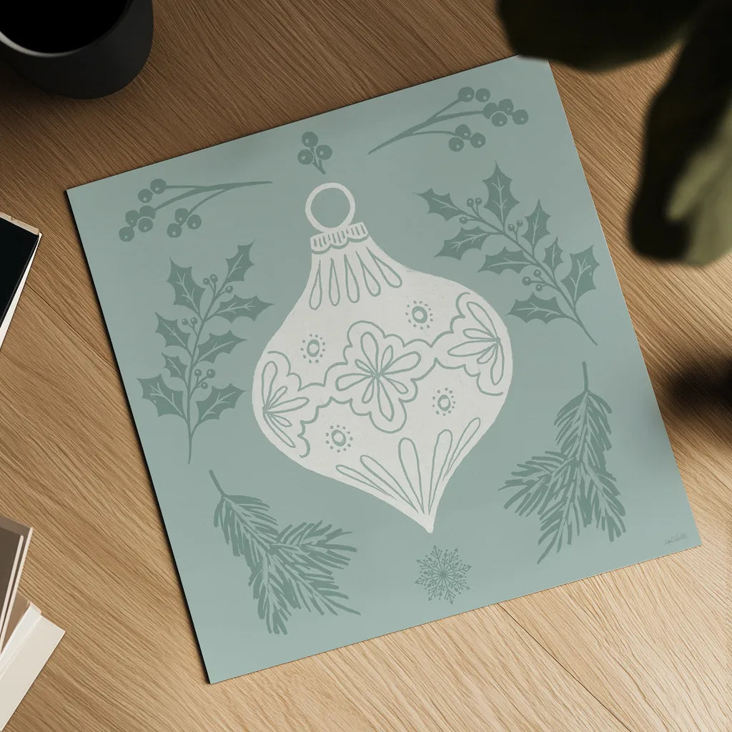 Holiday Form VII by Anne Tavoletti. Shown as a detailed flat fine art print, highlighting archival giclee quality. Available as an archival giclee rolled canvas, fine art paper, or poster print. SKU 95877a.