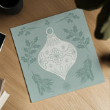 Holiday Form VII by Anne Tavoletti. Shown as a detailed flat fine art print, highlighting archival giclee quality. Available as an archival giclee rolled canvas, fine art paper, or poster print. SKU 95877a.