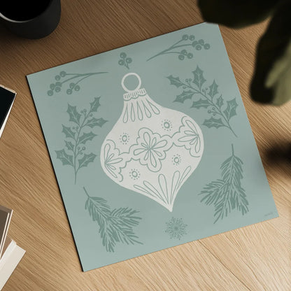 Holiday Form VII by Anne Tavoletti. Shown as a detailed flat fine art print, highlighting archival giclee quality. Available as an archival giclee rolled canvas, fine art paper, or poster print. SKU 95877a.