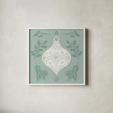 Holiday Form VII by Anne Tavoletti. Shown in a crisp white glass frame for a clean and minimalist style. Available as an archival giclee rolled canvas, fine art paper, or poster print. SKU 95877a.