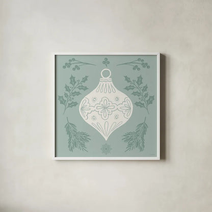 Holiday Form VII by Anne Tavoletti. Shown in a crisp white glass frame for a clean and minimalist style. Available as an archival giclee rolled canvas, fine art paper, or poster print. SKU 95877a.