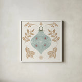 Holiday Form VII Color by Anne Tavoletti. Shown in a crisp white glass frame for a clean and minimalist style. Available as an archival giclee rolled canvas, fine art paper, or poster print. SKU 95878a.