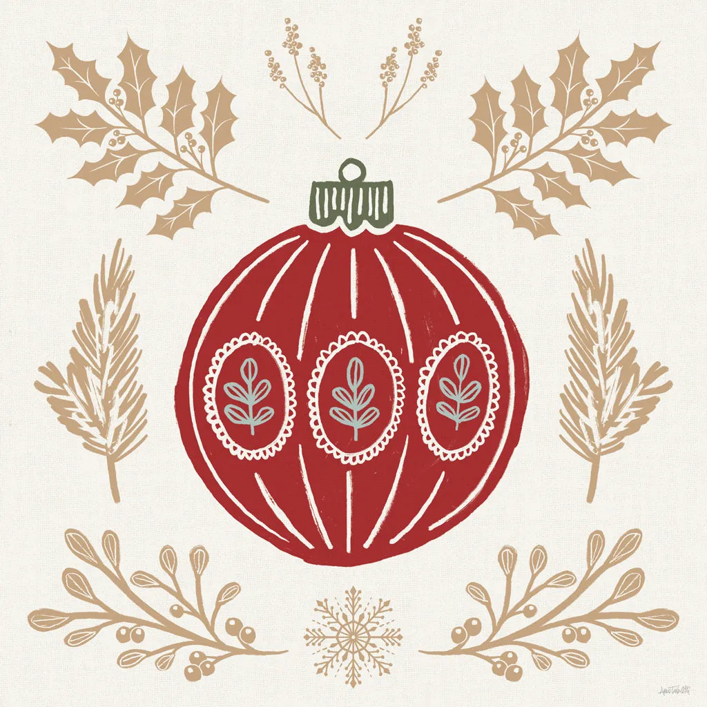 Holiday Form VIII Color by Anne Tavoletti. SKU 95880a. Archival Giclee Fine art print for wall decor.