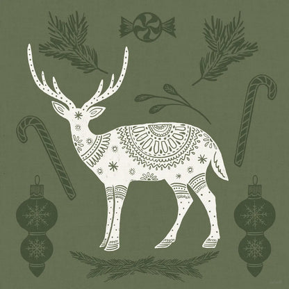 Holiday Form X by Anne Tavoletti. SKU 95883a. Archival Giclee Fine art print for wall decor.