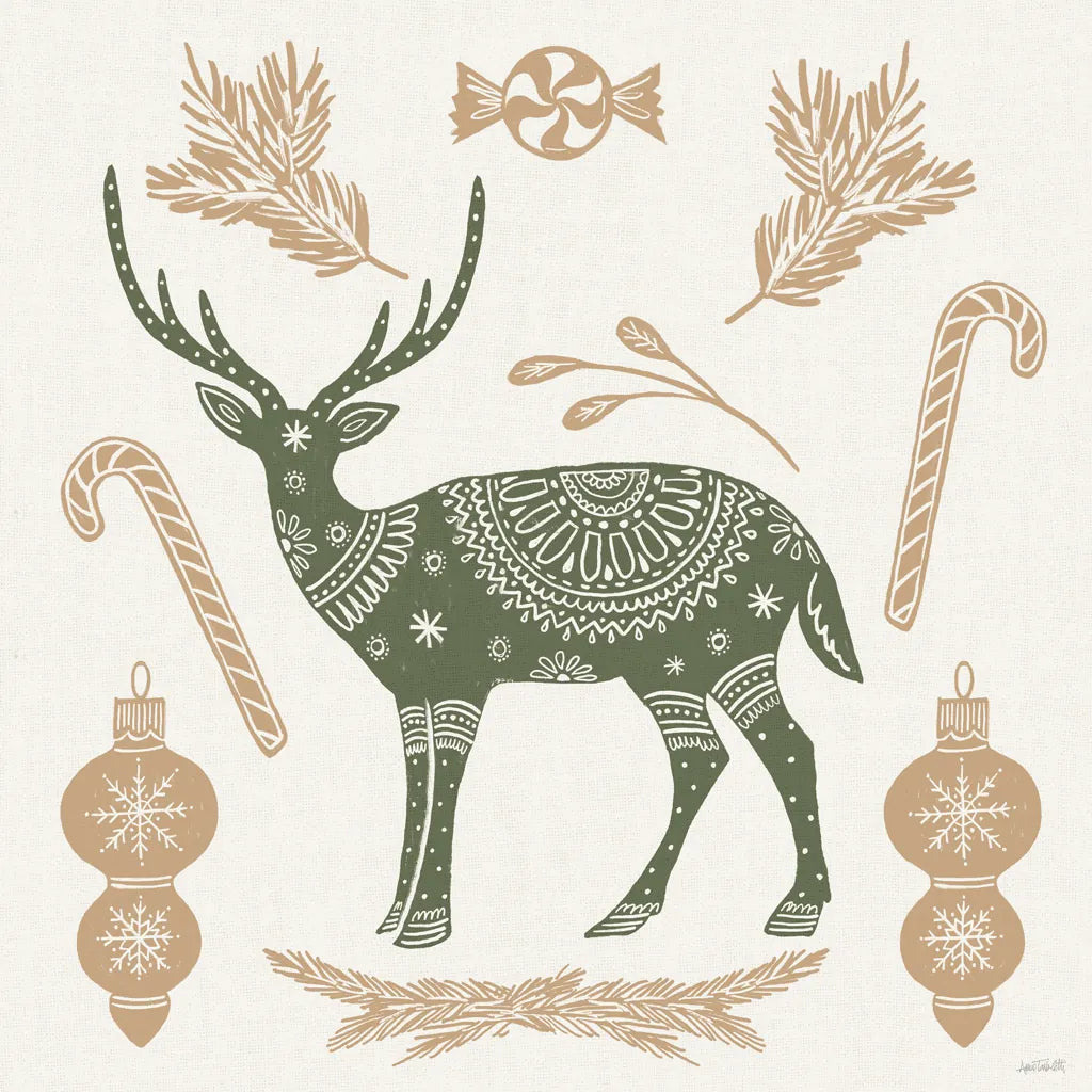 Holiday Form X Color by Anne Tavoletti. SKU 95884a. Archival Giclee Fine art print for wall decor.