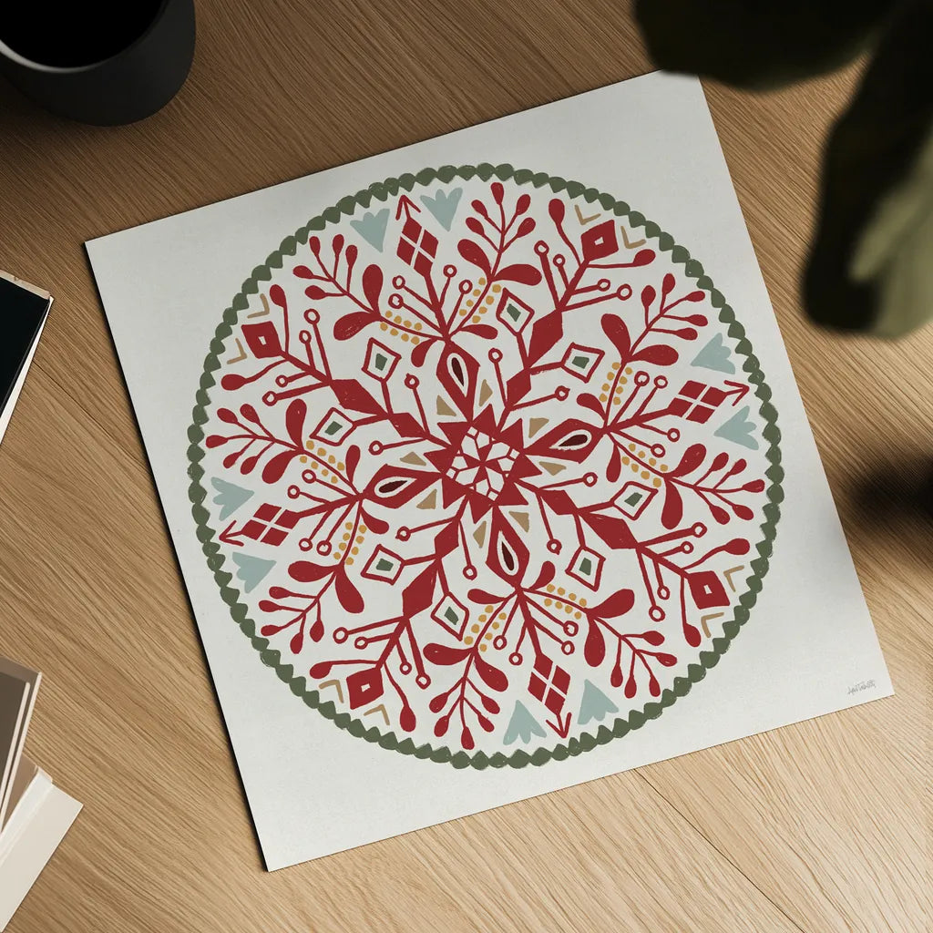 Holiday Form XI Color by Anne Tavoletti. Shown as a detailed flat fine art print, highlighting archival giclee quality. Available as an archival giclee rolled canvas, fine art paper, or poster print. SKU 95886a.