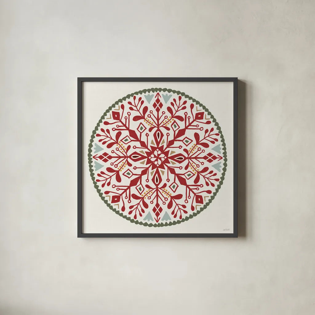 Holiday Form XI Color by Anne Tavoletti. Shown in a sleek black glass frame for a contemporary gallery look. Available as an archival giclee rolled canvas, fine art paper, or poster print. SKU 95886a.