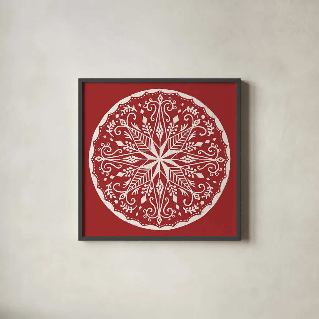 Holiday Form XII by Anne Tavoletti. Shown in a sleek black glass frame for a contemporary gallery look. Available as an archival giclee rolled canvas, fine art paper, or poster print. SKU 95887a.