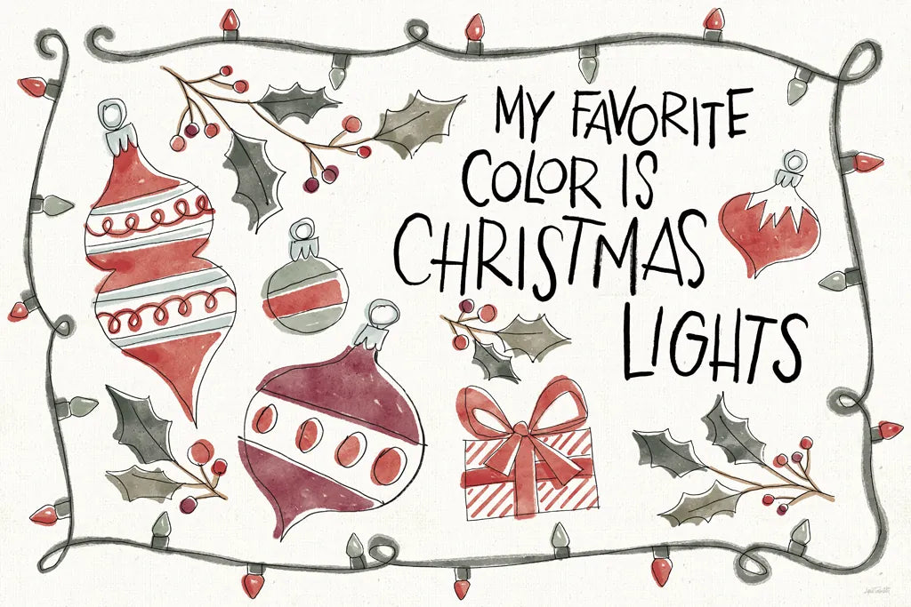 Holiday Fun I by Anne Tavoletti. SKU 84455i. Archival Giclee Fine art print for wall decor.