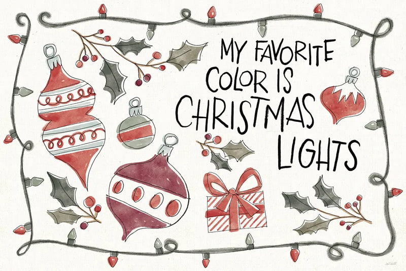 Holiday Fun I by Anne Tavoletti. SKU 84455i. Archival Giclee Fine art print for wall decor.