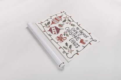 Holiday Fun I by Anne Tavoletti. shown as a rolled paper print. Available as archival giclee rolled canvas, fine art paper, or poster print. SKU 84455i.