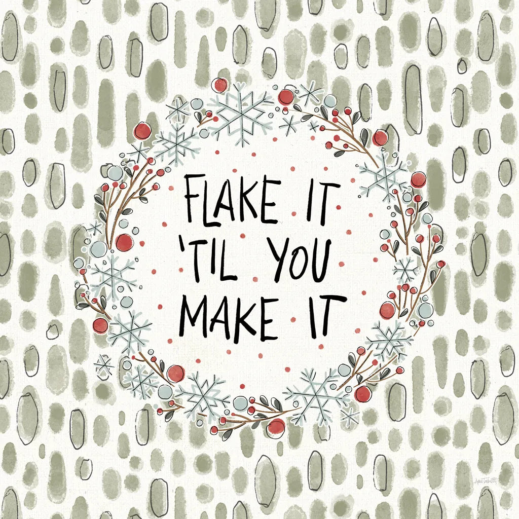 Holiday Fun VII by Anne Tavoletti. SKU 84461a. Archival Giclee Fine art print for wall decor.