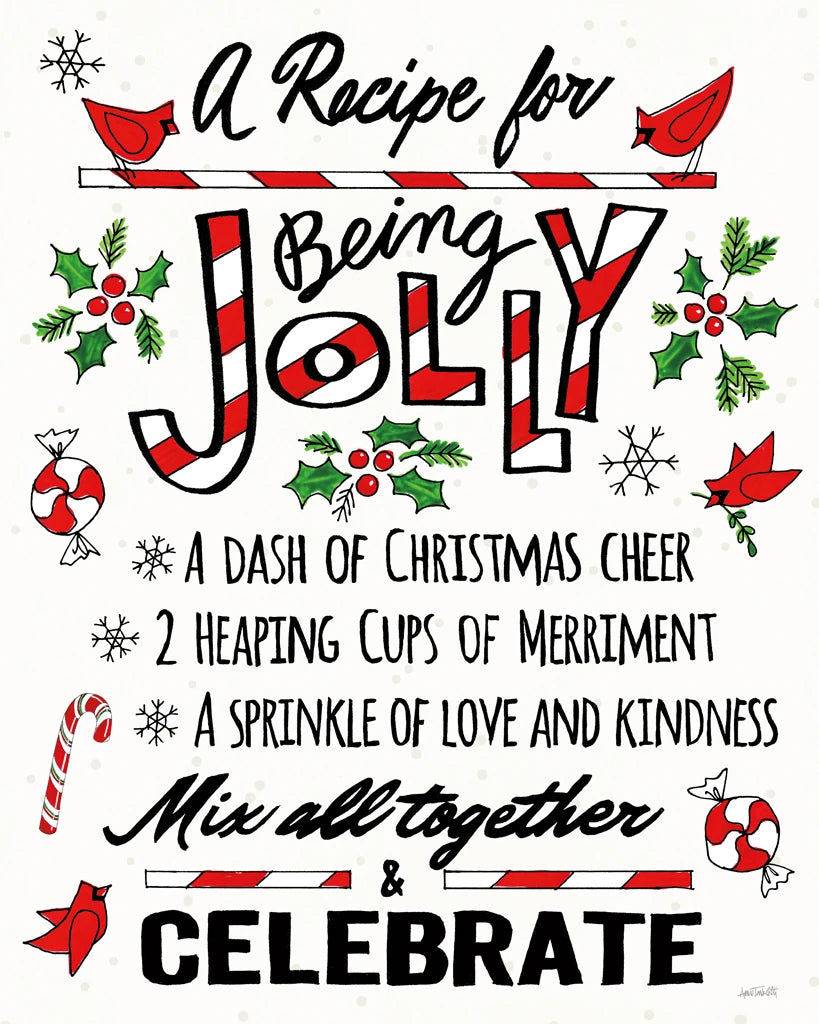 Holiday Joy VI Light by Anne Tavoletti