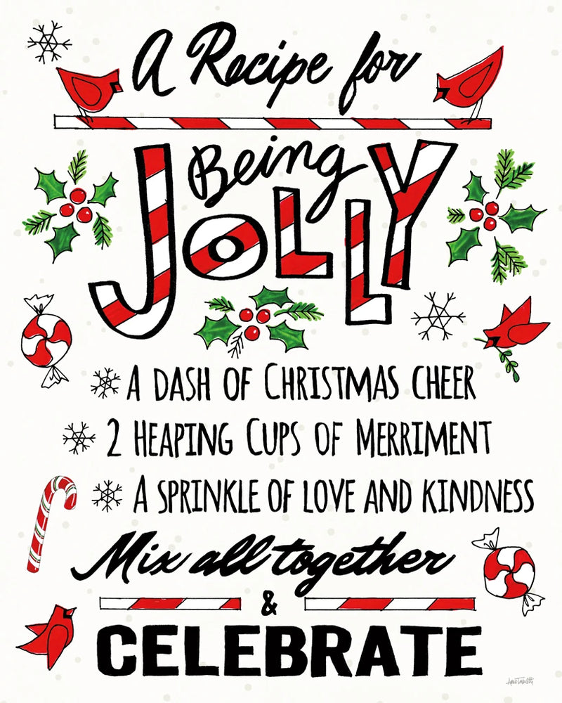 Holiday Joy VI Light by Anne Tavoletti