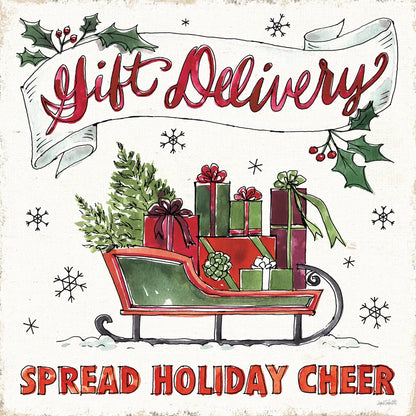 Holiday Season II by Anne Tavoletti. SKU 66501a. Archival Giclee Fine art print for wall decor.