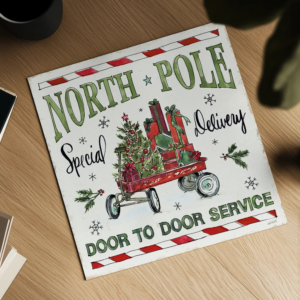 Holiday Season IV by Anne Tavoletti. Shown as a detailed flat fine art print, highlighting archival giclee quality. Available as an archival giclee rolled canvas, fine art paper, or poster print. SKU 66503a.