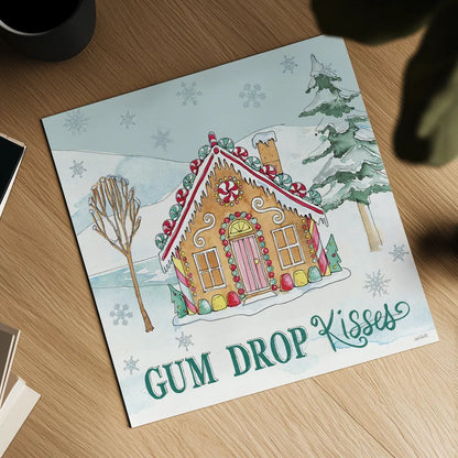 Holiday Trimmings III by Anne Tavoletti. Shown as a detailed flat fine art print, highlighting archival giclee quality. Available as an archival giclee rolled canvas, fine art paper, or poster print. SKU 78090a.