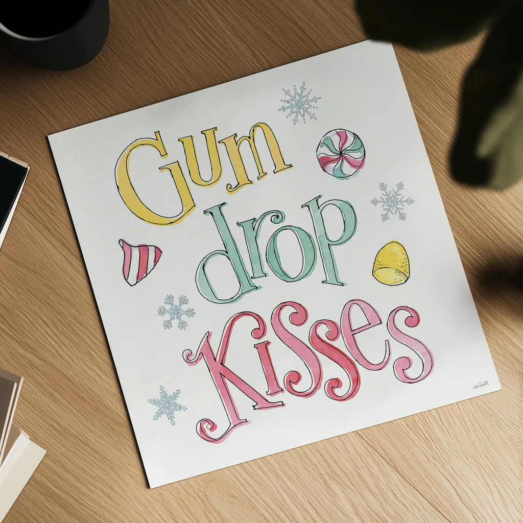 Holiday Trimmings IX by Anne Tavoletti. Shown as a detailed flat fine art print, highlighting archival giclee quality. Available as an archival giclee rolled canvas, fine art paper, or poster print. SKU 78096a.