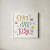 Holiday Trimmings IX by Anne Tavoletti. Shown in a crisp white glass frame for a clean and minimalist style. Available as an archival giclee rolled canvas, fine art paper, or poster print. SKU 78096a.