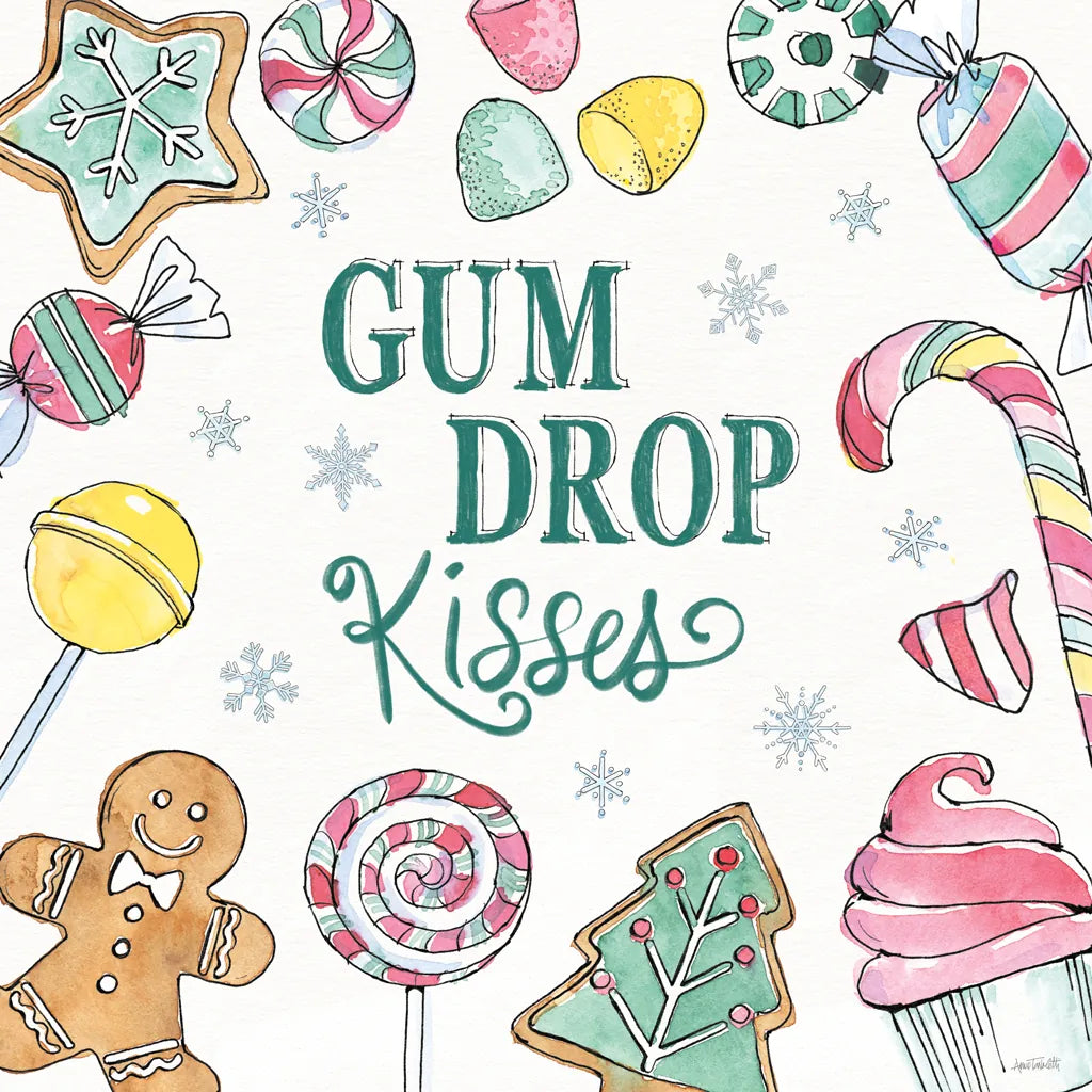 Holiday Trimmings VI by Anne Tavoletti. SKU 78093a. Archival Giclee Fine art print for wall decor.