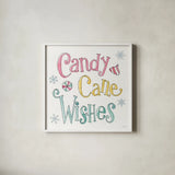 Holiday Trimmings VIII by Anne Tavoletti. Shown in a crisp white glass frame for a clean and minimalist style. Available as an archival giclee rolled canvas, fine art paper, or poster print. SKU 78095a.