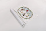 Holiday Vignette I by Anne Tavoletti. shown as a rolled paper print. Available as archival giclee rolled canvas, fine art paper, or poster print. SKU 76502i.