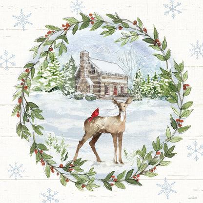 Holiday Vignette II by Anne Tavoletti. SKU 76503a. Archival Giclee Fine art print for wall decor.