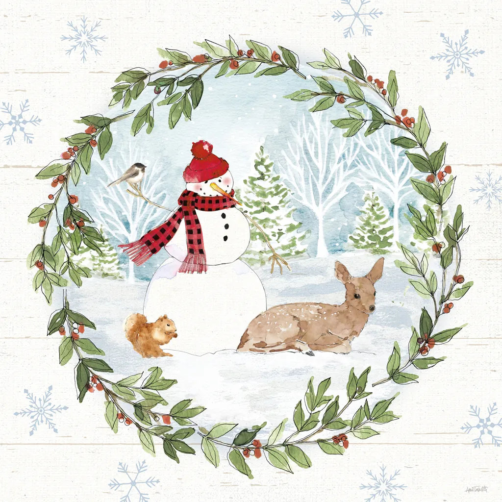 Holiday Vignette IV by Anne Tavoletti. SKU 76505a. Archival Giclee Fine art print for wall decor.