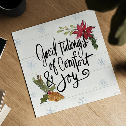 Holiday Vignette IX by Anne Tavoletti. Shown as a detailed flat fine art print, highlighting archival giclee quality. Available as an archival giclee rolled canvas, fine art paper, or poster print. SKU 76510a.