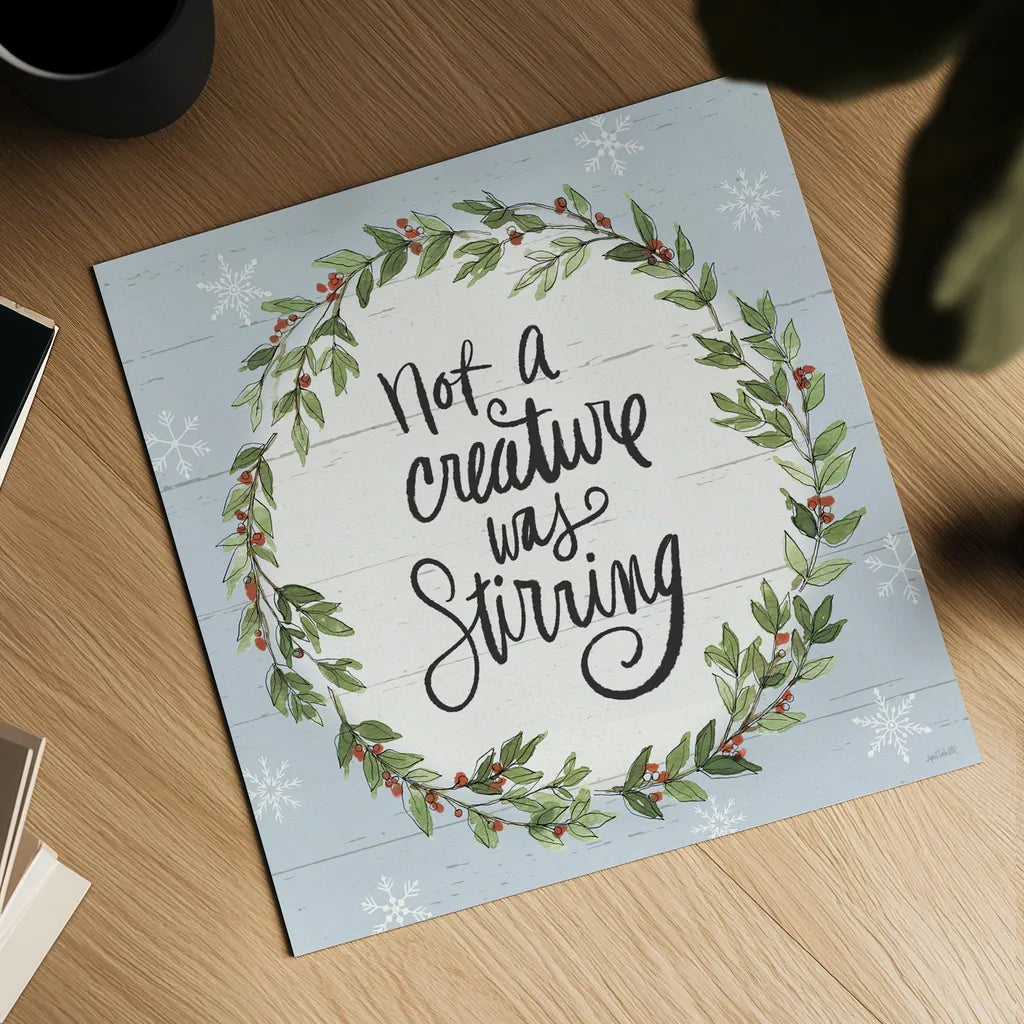 Holiday Vignette VI by Anne Tavoletti. Shown as a detailed flat fine art print, highlighting archival giclee quality. Available as an archival giclee rolled canvas, fine art paper, or poster print. SKU 76507a.