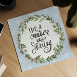 Holiday Vignette VI by Anne Tavoletti. Shown as a detailed flat fine art print, highlighting archival giclee quality. Available as an archival giclee rolled canvas, fine art paper, or poster print. SKU 76507a.