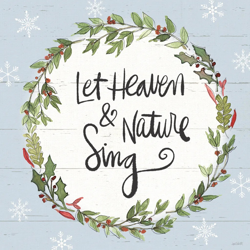 Holiday Vignette VII by Anne Tavoletti. SKU 76508a. Archival Giclee Fine art print for wall decor.