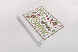 Holiday Whimsy I by Anne Tavoletti. shown as a rolled paper print. Available as archival giclee rolled canvas, fine art paper, or poster print. SKU 77278i.
