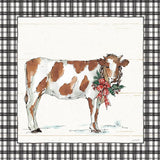 Holiday on the Farm III BW by Anne Tavoletti. SKU 67996a. Archival Giclee Fine art print for wall decor.