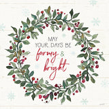 Holiday on the Farm IX by Anne Tavoletti. SKU 37279a. Archival Giclee Fine art print for wall decor.