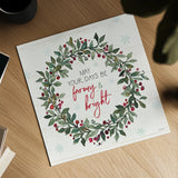 Holiday on the Farm IX by Anne Tavoletti. Shown as a detailed flat fine art print, highlighting archival giclee quality. Available as an archival giclee rolled canvas, fine art paper, or poster print. SKU 37279a.